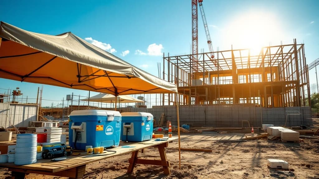 建設現場の熱中症対策|建設業は死傷の18.7%・死亡の39.7%(5年累計)と2025年義務化の実務